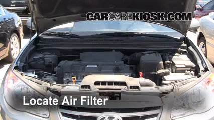 2010 Hyundai Elantra GLS 2.0L 4 Cyl. Filtro de aire (motor)