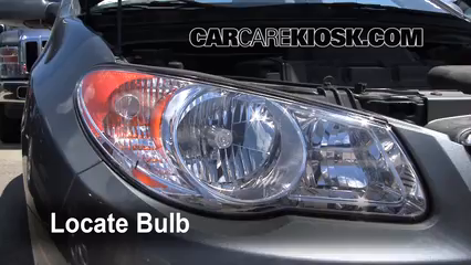2010 Hyundai Elantra GLS 2.0L 4 Cyl. Luces Luz de estacionamiento (reemplazar foco)
