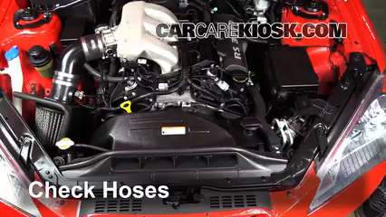 2010 Hyundai Genesis Coupe 3.8 3.8L V6 Hoses Check Hoses