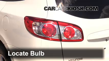 2010 Hyundai Santa Fe SE 3.5L V6 Lights Tail Light (replace bulb)