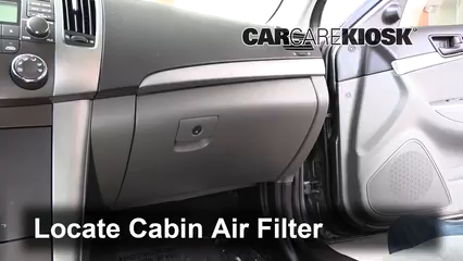 2010 Hyundai Sonata GLS 2.4L 4 Cyl. Air Filter (Cabin) Check