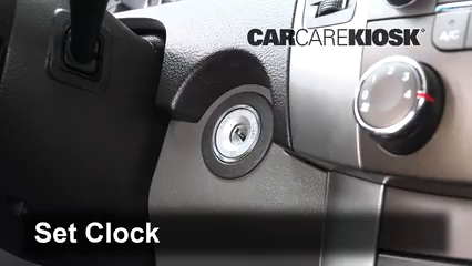 2010 Hyundai Sonata GLS 2.4L 4 Cyl. Clock Set Clock