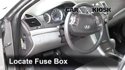2010 Hyundai Sonata GLS 2.4L 4 Cyl. Fuse (Interior) Check
