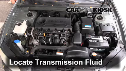 2010 Hyundai Sonata GLS 2.4L 4 Cyl. Liquide de transmission Vérifier le niveau de liquide