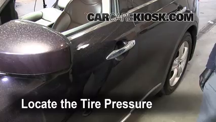2010 Infiniti FX35 3.5L V6 Tires & Wheels Check Tire Pressure