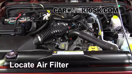 2010 Jeep Wrangler Unlimited X 3.8L V6 Air Filter (Engine)