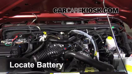 2010 Jeep Wrangler Unlimited X 3.8L V6 Battery Replace