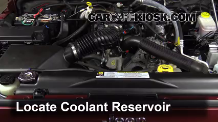 2010 Jeep Wrangler Unlimited X 3.8L V6 Coolant (Antifreeze) Check Coolant Level