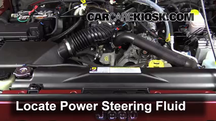2010 Jeep Wrangler Unlimited X 3.8L V6 Power Steering Fluid Add Fluid