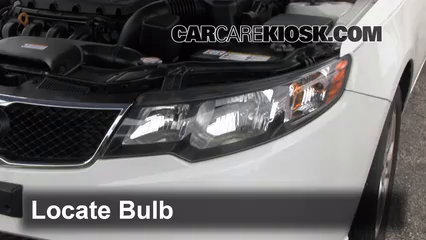 2010 Kia Forte EX 2.0L 4 Cyl. Sedan (4 Door) Lights Headlight (replace bulb)