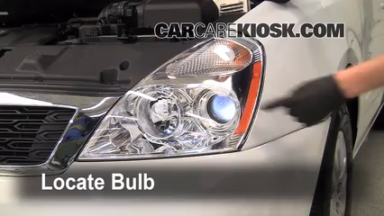 2010 Kia Sedona LX 3.8L V6 Lights Daytime Running Light (replace bulb)