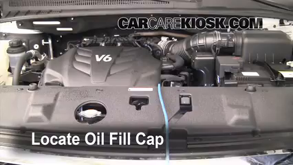 2010 Kia Sedona LX 3.8L V6 Oil Add Oil