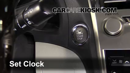 2010 Lexus RX350 3.5L V6 Clock