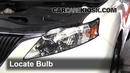 2010 Lexus RX350 3.5L V6 Éclairage Feu de jour (remplacer l'ampoule)