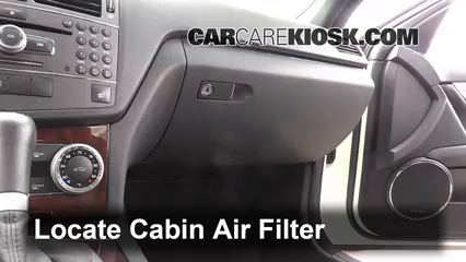 2010 Mercedes-Benz C63 AMG 6.3L V8 Air Filter (Cabin)