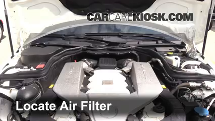 2010 Mercedes-Benz C63 AMG 6.3L V8 Air Filter (Engine)