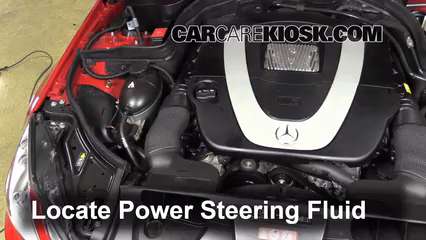 2010 Mercedes-Benz E350 3.5L V6 Coupe (2 Door) Power Steering Fluid Fix Leaks