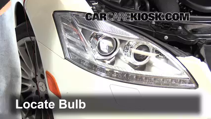 2010 Mercedes-Benz S400 Hybrid 3.5L V6 Lights Headlight (replace bulb)
