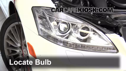 2010 Mercedes-Benz S400 Hybrid 3.5L V6 Lights Turn Signal - Front (replace bulb)