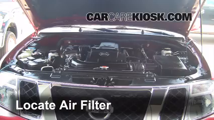 2010 Nissan Pathfinder SE 4.0L V6 Air Filter (Engine) Replace