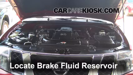 2010 Nissan Pathfinder SE 4.0L V6 Brake Fluid Check Fluid Level