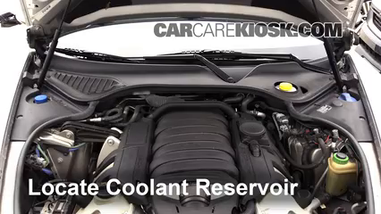 2010 Porsche Panamera 4S 4.8L V8 Coolant (Antifreeze) Check Coolant Level