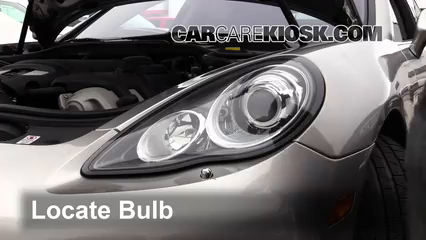 2010 Porsche Panamera 4S 4.8L V8 Lights Highbeam (replace bulb)