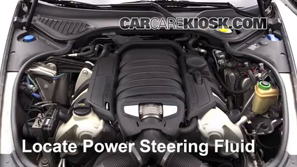 2010 Porsche Panamera 4S 4.8L V8 Power Steering Fluid Check Fluid Level