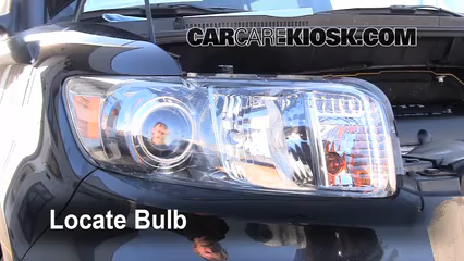 2010 Scion xB 2.4L 4 Cyl. Lights Headlight (replace bulb)