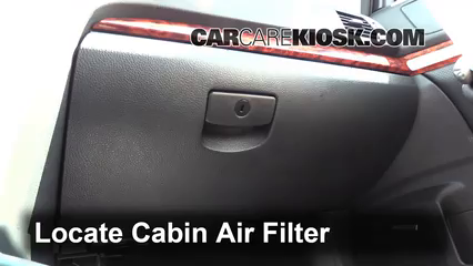 2010 Subaru Legacy 3.6R Limited 3.6L 6 Cyl. Filtro de aire (interior)