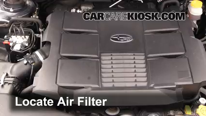2010 Subaru Legacy 3.6R Limited 3.6L 6 Cyl. Air Filter (Engine) Replace