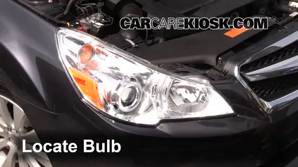 2010 Subaru Legacy 3.6R Limited 3.6L 6 Cyl. Lights Highbeam (replace bulb)