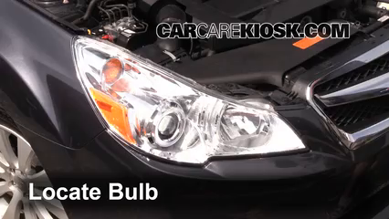 2010 Subaru Legacy 3.6R Limited 3.6L 6 Cyl. Lights Headlight (replace bulb)