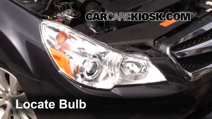 2010 Subaru Legacy 3.6R Limited 3.6L 6 Cyl. Lights Turn Signal - Front (replace bulb)