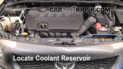 2010 Toyota Corolla S 1.8L 4 Cyl. Coolant (Antifreeze) Check Coolant Level