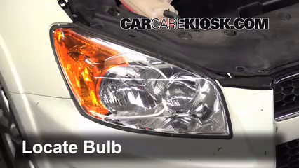 2010 Toyota RAV4 Limited 3.5L V6 Lights Highbeam (replace bulb)