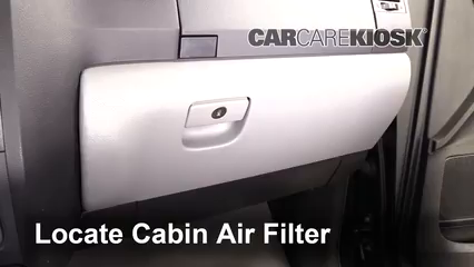 2010 Toyota Tundra SR5 4.6L V8 Extended Crew Cab Pickup Filtro de aire (interior) Cambio