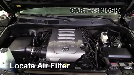 2010 Toyota Tundra SR5 4.6L V8 Extended Crew Cab Pickup Filtro de aire (motor)