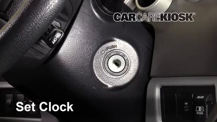 2010 Toyota Tundra SR5 4.6L V8 Extended Crew Cab Pickup Clock