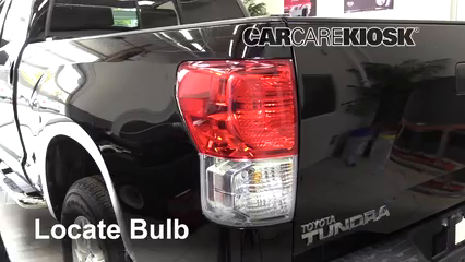 2010 Toyota Tundra SR5 4.6L V8 Extended Crew Cab Pickup Éclairage Feu clignotant arrière (remplacer l'ampoule)