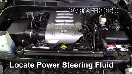 2010 Toyota Tundra SR5 4.6L V8 Extended Crew Cab Pickup Power Steering Fluid Add Fluid