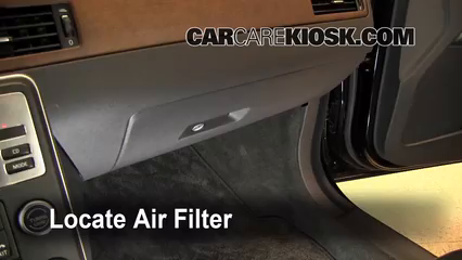 Cabin Filter Replacement: Volvo S80 2007-2016 - 2010 Volvo S80 T6 3.0L