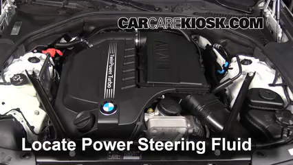 Follow These Steps To Add Power Steering Fluid To A Bmw 535i 2010