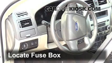 Interior Fuse Box Location 2010 2012 Ford Fusion 2011