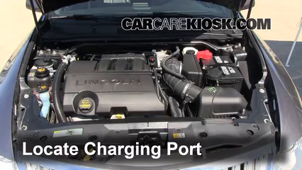 How to Add Refrigerant to a 2009-2016 Lincoln MKS - 2011 ... 2010 ford fusion sel fuse diagram 