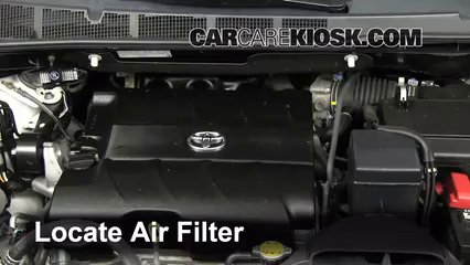 Air Filter How To 2011 2019 Toyota Sienna 2011 Toyota Sienna