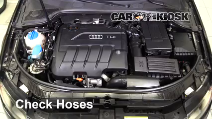2011 Audi A3 TDI 2.0L 4 Cyl. Turbo Diesel Durites Vérifier les durites