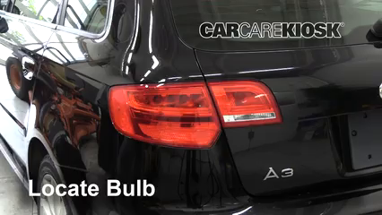 2011 Audi A3 TDI 2.0L 4 Cyl. Turbo Diesel Éclairage Feu stop (remplacer ampoule)