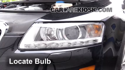 2011 Audi A6 Quattro 3.0L V6 Supercharged Éclairage Feux de route (remplacer l'ampoule)