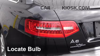 2011 Audi A6 Quattro 3.0L V6 Supercharged Éclairage Feux de marche arrière (remplacer une ampoule)